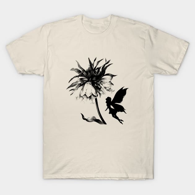 Cottagecore Fairy & Flower Aesthetic T-Shirt by Maki Graphics